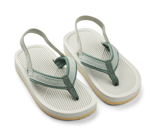 Liewood flip-flops dusty mint multi mix